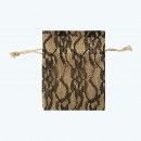 Single Side Lace Burlap Bag | 4"x5", 5"x7"